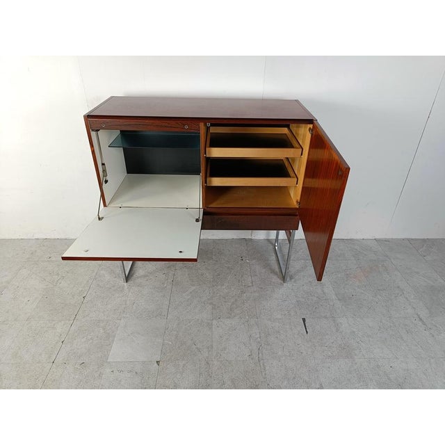 Mid-Century Wood Highboard, 1960s For Sale - Image 12 of 13