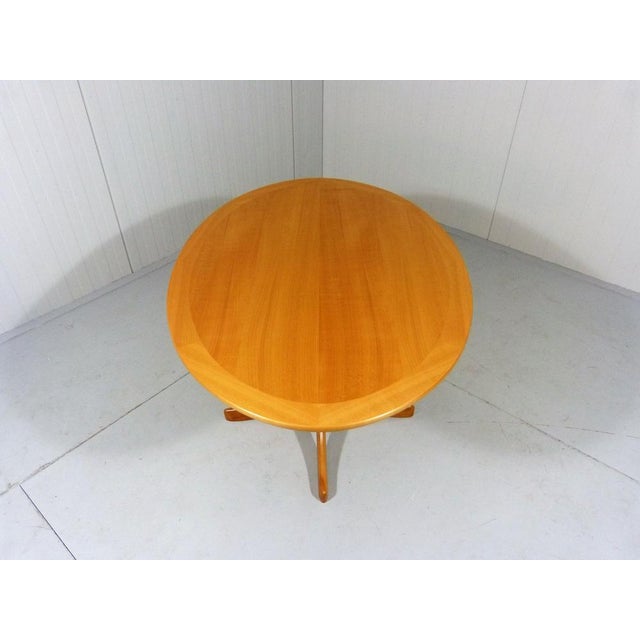 Danish Oval Coffee Table in Ashwood, 1960s For Sale - Image 4 of 9