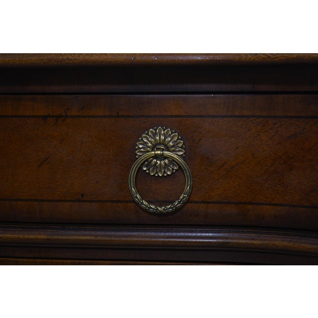 Henredon 4 Drawer 2 Door Mahogany Server High Chest For Sale - Image 12 of 18