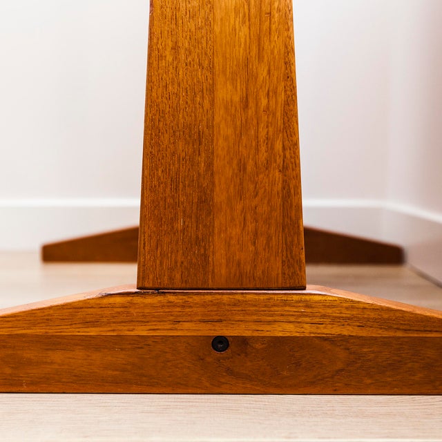 Pedersen & Hansen Vintage Danish Modern Teak Cheval Mirror by Pedersen & Hansen For Sale - Image 4 of 12