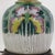 Antique Famille Rose Porcelain Bok Choy Table Lamp With Cabbage Leaf and Butterfly Motif For Sale In New York - Image 6 of 15