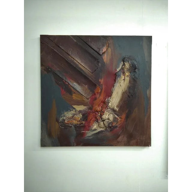 Goldenrod Agusti Penades, Composition, 2006, Painting on Canvas For Sale - Image 8 of 8