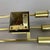 Italian Brass Theatre Wall Light Sconces in the style of Gio Ponti, Stilnovo, Italy, 1970s, Set of 2 For Sale - Image 16 of 18