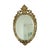 Louis XV Baroque French Brass Crested Mirror in Gold, 1950s For Sale - Image 6 of 17