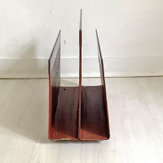 1970s Vintage Magazine Rack, 1970s For Sale - Image 5 of 6