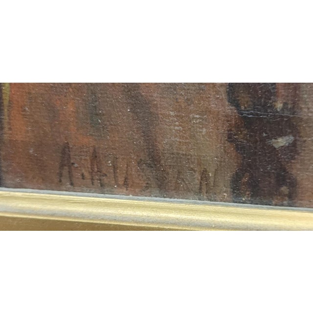 Fine Antique Oil Painting Signed Wine Tasting For Sale - Image 9 of 14