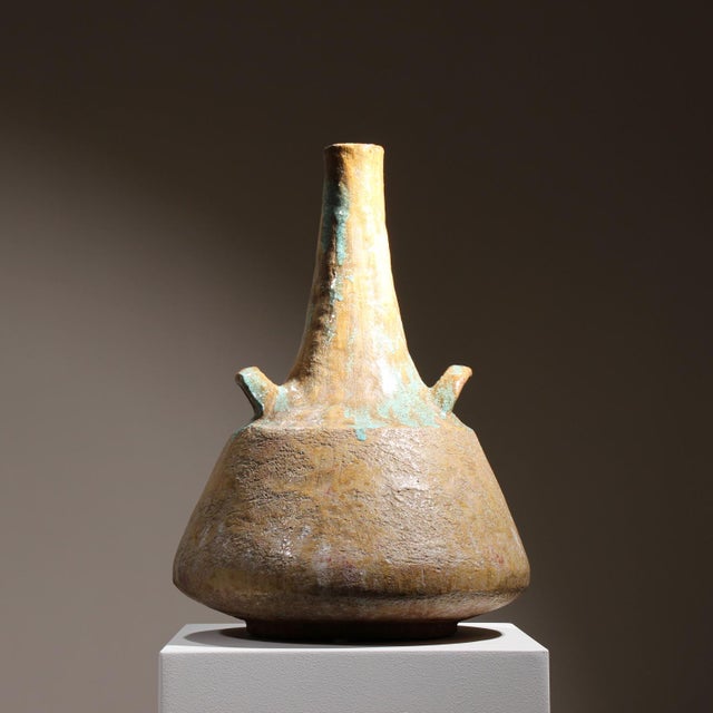 Ceramic Ceramic Sculpture Floor Vase, Germany, 1971 For Sale - Image 7 of 10