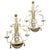 Silver Silver, Wrought Iron and Glass Wall Lights attributed to Banci, Italy, 1940s, Set of 2 For Sale - Image 8 of 8