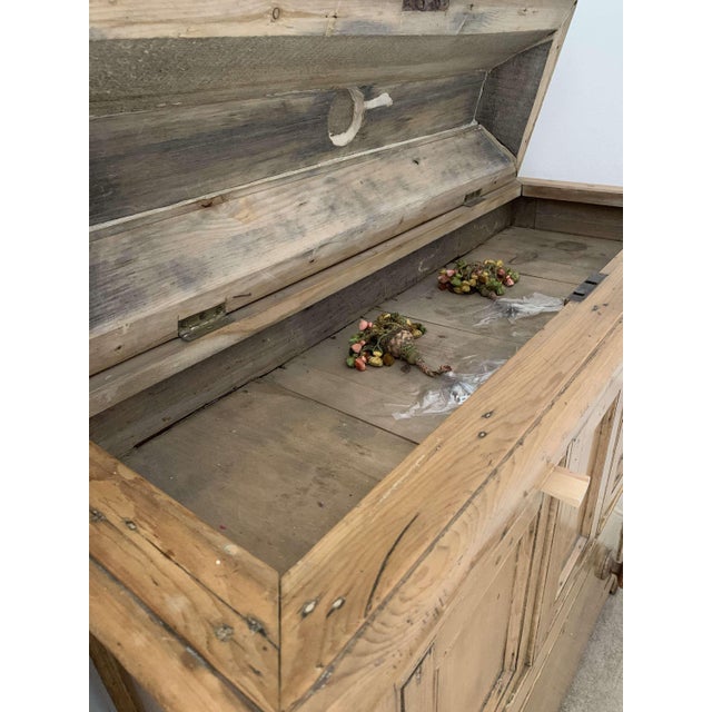 Antique English Country Pine Buffet For Sale - Image 15 of 18