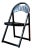 Tric Folding Chair in Black Wood by Achille Castiglioni, 1970s For Sale