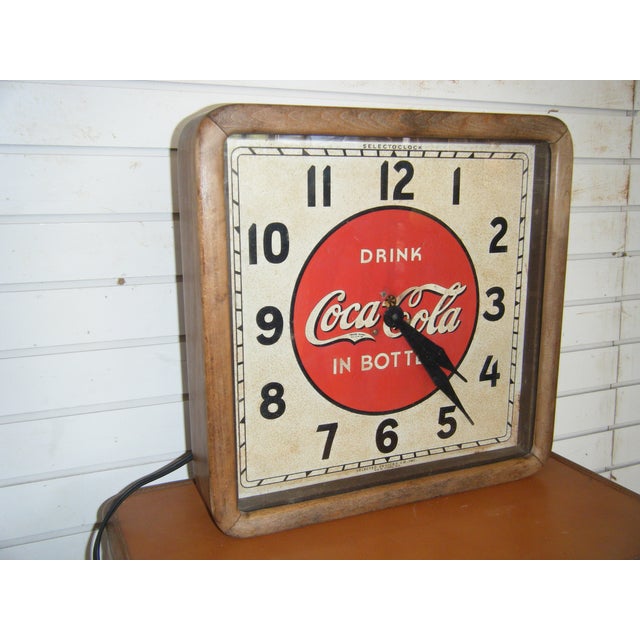 Vintage 1939 Coca Cola Wall Clock Chairish
