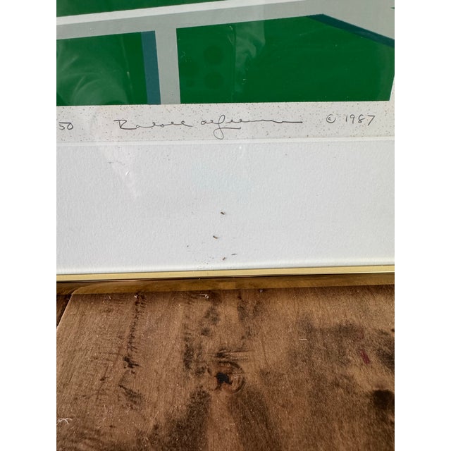 Pair of 1987 Signed Limited Edition Regatta Serigraphs For Sale In Philadelphia - Image 6 of 12