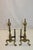 19th Century Antique Pair of Regency Style Brass Andirons, Fireplace, 19th Century For Sale - Image 5 of 5