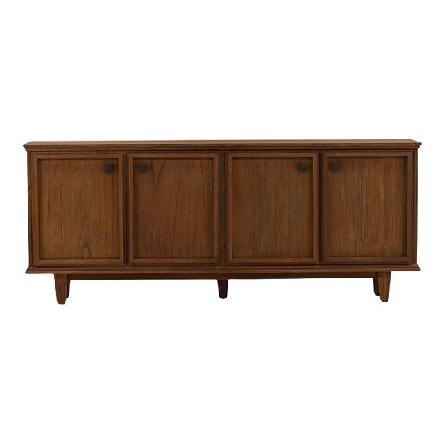 Merida Walnut Four-Door Sideboard For Sale