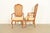 Thomasville French Provincial Louis XV Carved Walnut and Cane Back Dining Chairs, Set of Eight For Sale - Image 11 of 14