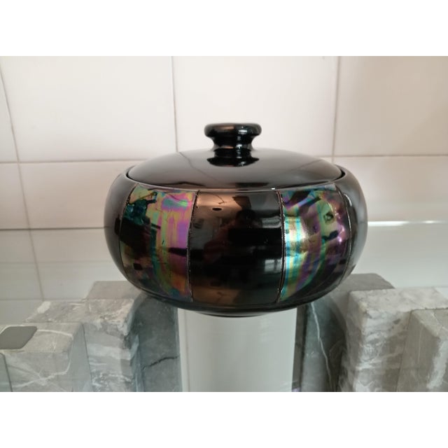 Studio Quattro Ceramic Treat Jar, 1980s For Sale - Image 6 of 6
