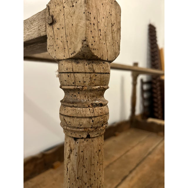 Late 19th French Oak Draper’s Table For Sale - Image 10 of 12