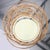 Vintage Rattan and Fabric Pendant Light For Sale - Image 10 of 11