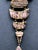 Glass French Articulate Talosel Brooch with Glass Inlay by Line Vautrin Branded For Sale - Image 7 of 9
