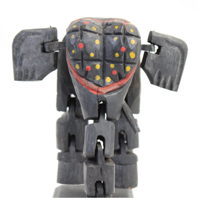 Majestic Elephant Puppet Style in Blue For Sale - Image 10 of 11