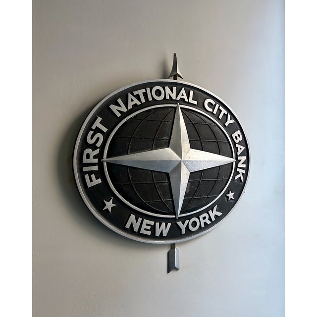 1950's Cast Aluminum First National City Bank New York Signage For Sale - Image 18 of 18