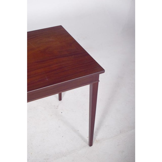English Rectangular Coffee Table in Mahogany, 1950s For Sale - Image 6 of 11