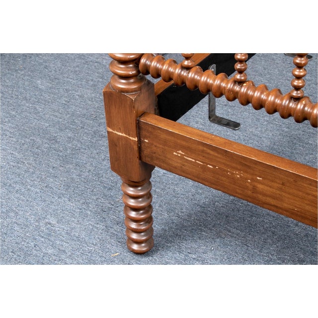 Vintage Jenny Lind Style Bobbin Turned Bed Frame For Sale - Image 11 of 11