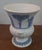 Wedgwood Vintage Wedgwood Jasperware Blue on White Roman Greek Style Small Vase For Sale - Image 4 of 6