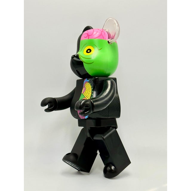 Kaws Black Dissected 400% Bearbrick Companion Figure For Sale - Image 4 of 15