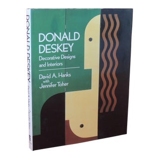 Donald Deskey Decorative Designs and Interiors Vintage Coffee Table Book For Sale