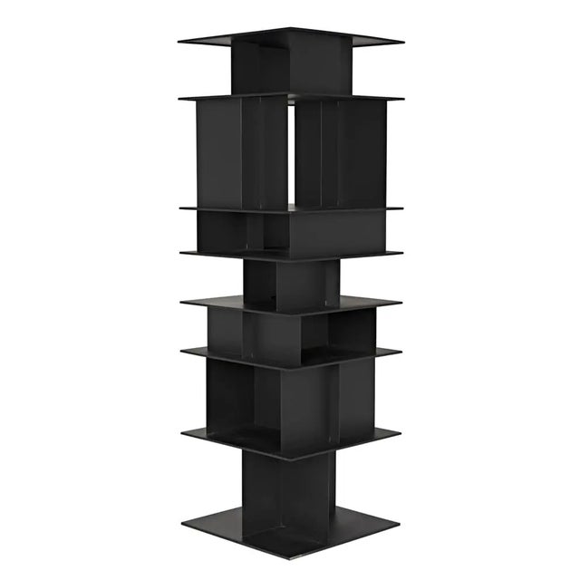 Mid-Century Modern NOIR Pisa Shelf, Black Iron For Sale - Image 3 of 6