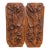 Pair of Early 20th Century French Art Deco Carved Walnut Pheasant Wall Panels For Sale