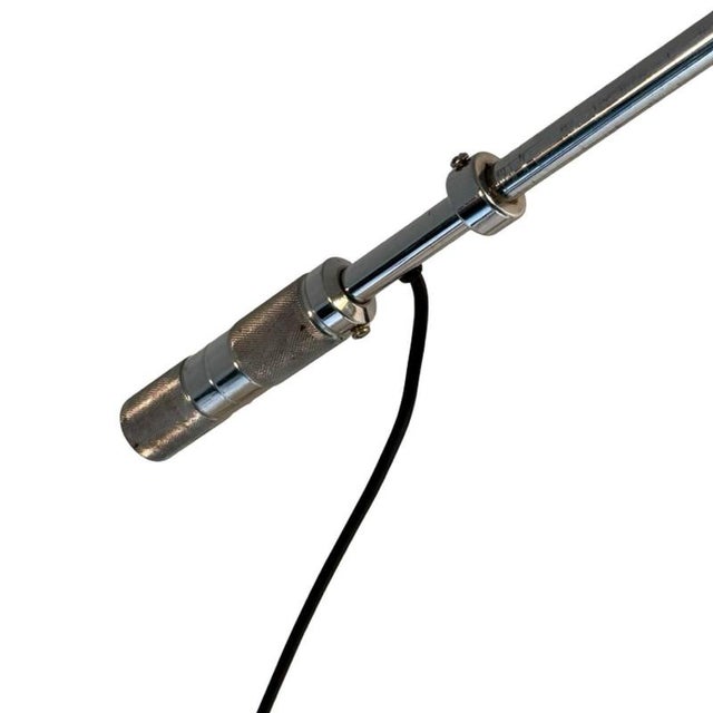 Black Yasu Sasamoto Dulton Co. LTD Floorlamp in the Style of a Microphone Stand For Sale - Image 8 of 11