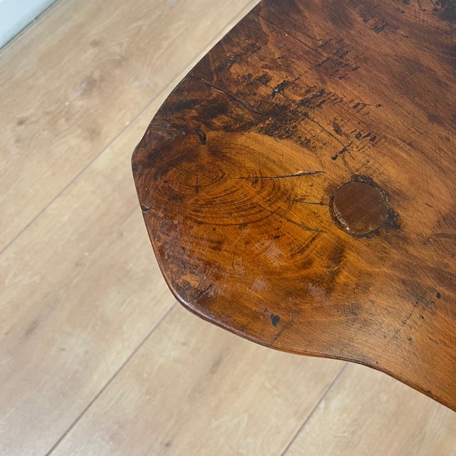 Wabi Sabi Rustic Bench in Elm, 1950s For Sale - Image 11 of 13