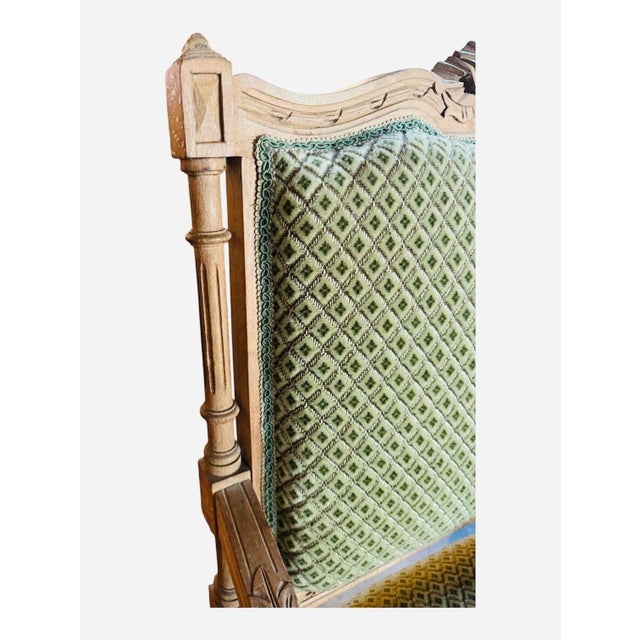 Pair of Antique French Arm Chairs Louis XV For Sale - Image 9 of 9