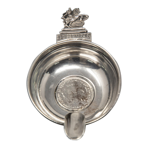 Mid 20th Century Sterling Silver El Libertador Wine Taster