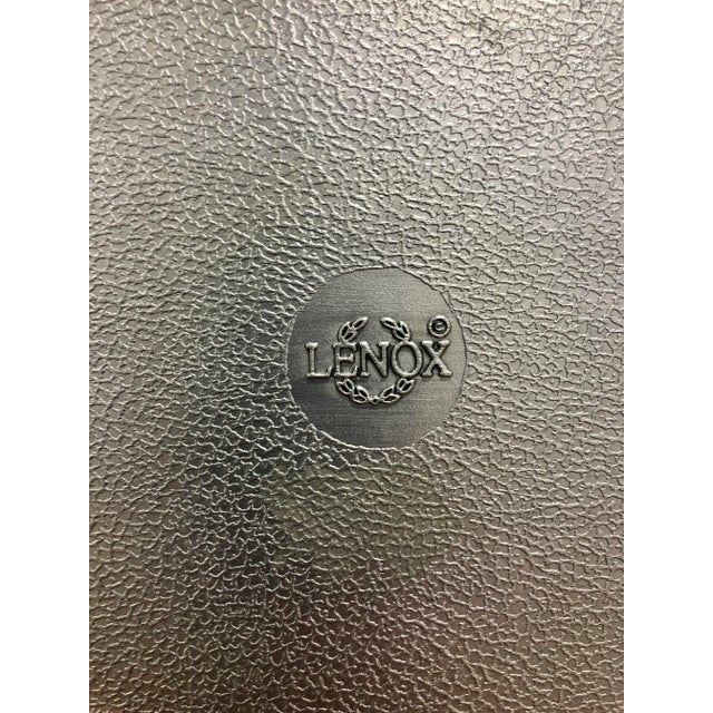 English British Colonial by Lenox Holloware Rectangular Tray For Sale - Image 3 of 9