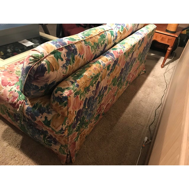 Ethan Allen Floral Sofa Chairish