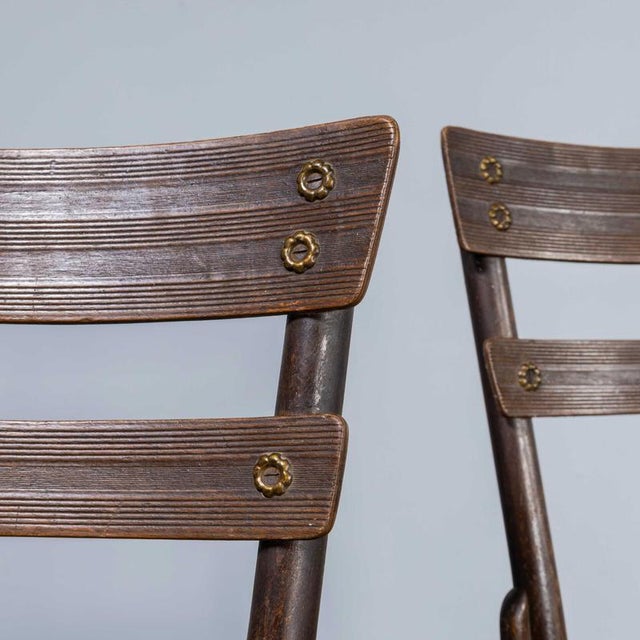 Set of Rail Bentwood Chairs from Thonet, 1920s For Sale - Image 3 of 9