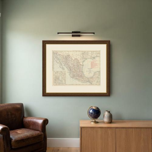 Antique Map of Mexico with Valley of Mexico Inset by Rand McNally, 1899 For Sale - Image 10 of 12