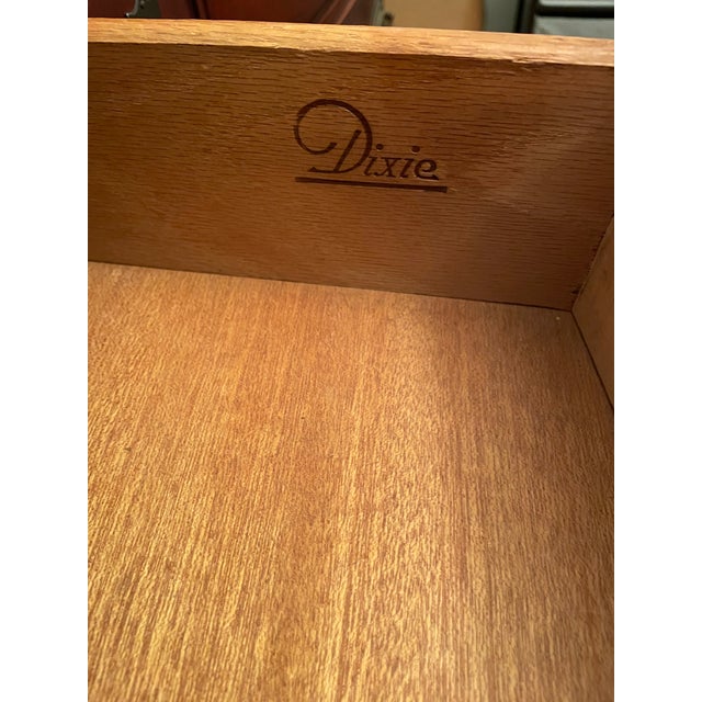 Vintage Mid-Century Modern Dixie Mahogany Bowfront Dresser For Sale In Birmingham - Image 6 of 12