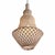 Contemporary Taupe Macrame Tara Boho Coastal Pendant Light Small For Sale - Image 3 of 8