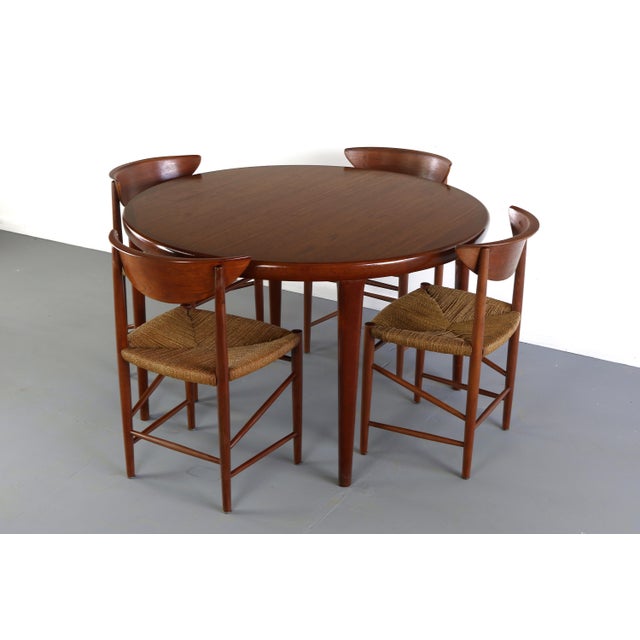 Set Of Six (6) Dining Chairs Designed By Peter Hvidt And Orla Möllgaard Nielsen, Denmark For Sale - Image 11 of 12