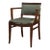 Mid-Century Mahogany Armchair by De Coene For Sale