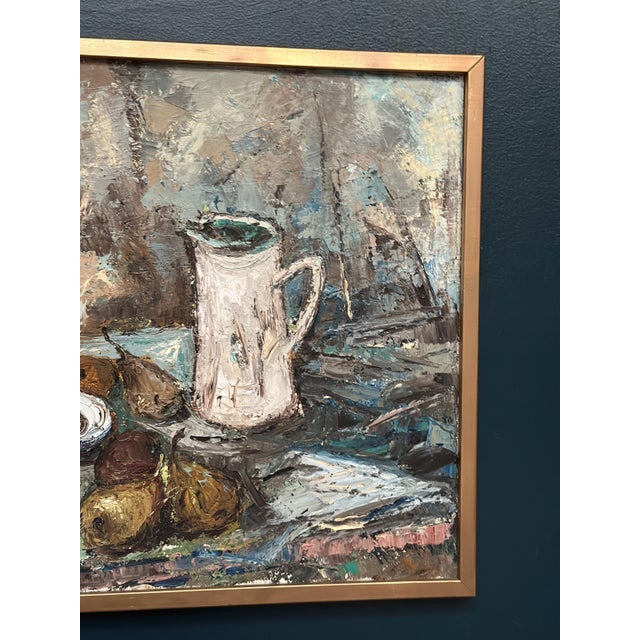1970s Josef Geson, Upppställning I, 1975, Oil on Canvas, Framed For Sale - Image 5 of 18