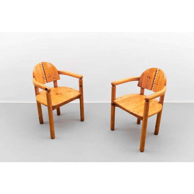 Set of Danish Dining Chairs in Pine with Movable Backs attributed to Rainer Daumiller, 1970s For Sale - Image 16 of 16