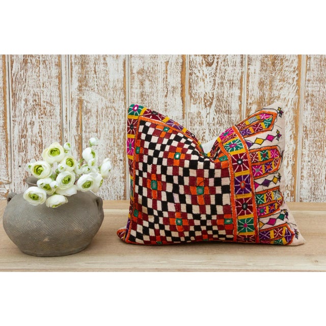 Mrang Antique Tribal Grain Sack Pillow For Sale - Image 9 of 10