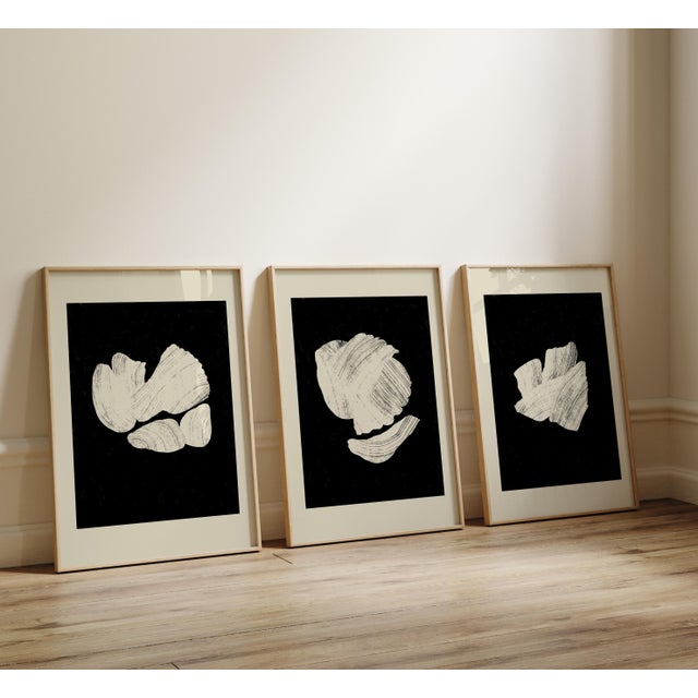 Contemporary Contemporary Abstract Giclee Prints - Set of 3 For Sale - Image 3 of 4