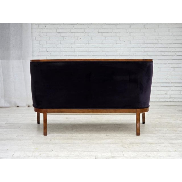 Danish Art Deco Style 2-Seater Sofa in Ash and Furniture, 1950s For Sale - Image 9 of 18