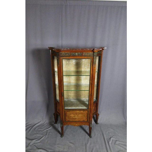 Marquetry Shop Showcase For Sale - Image 13 of 13